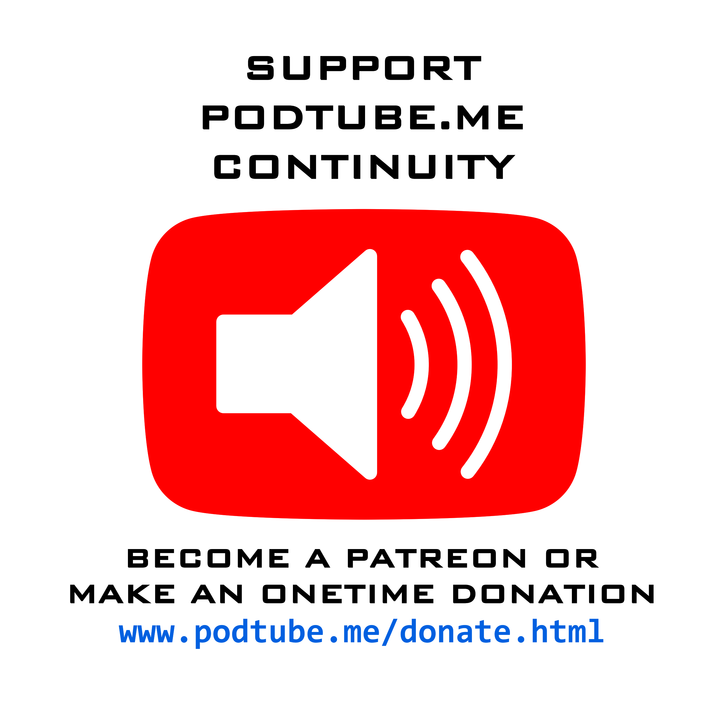Support PODTUBE.ME continuity as a free service